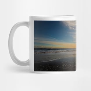 Daybreak on the beach Mug